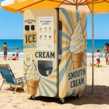 آلة بيع الزبادي التلقائي التجاري الروبوت| HUAXIN حل الحلوى الذكية